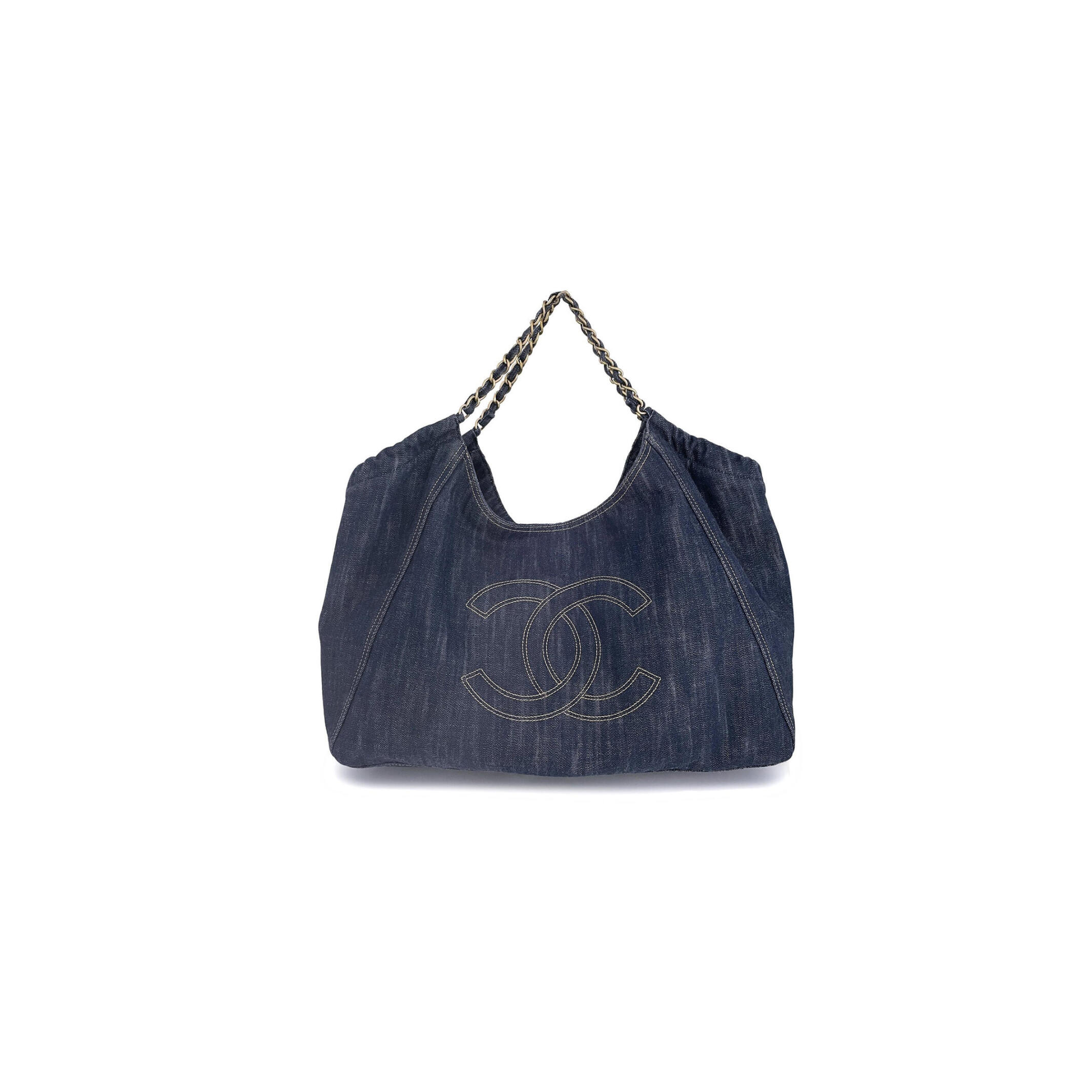 Ch**el vintage large xl coco cabas hobo tote bag (45*18*11cm)